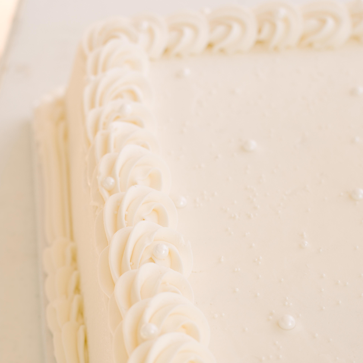 Wedding Elegant Half Sheet Cake – Butterfly Bakery