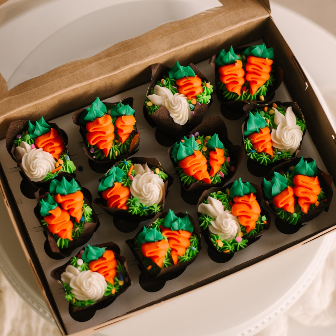 Bunnies & Carrots Mini Cupcakes