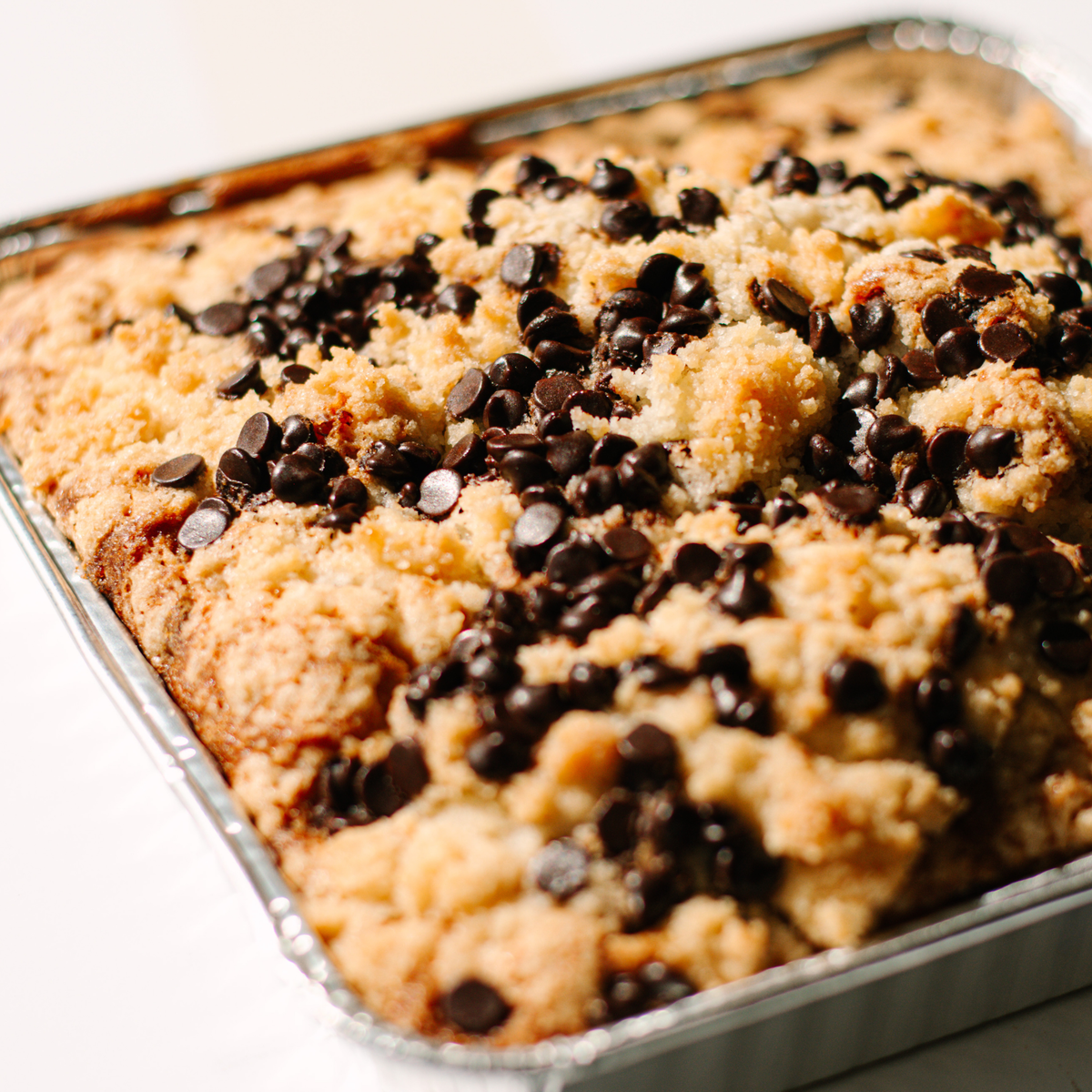 Cinnamon Chocolate Chip Coffee Cake