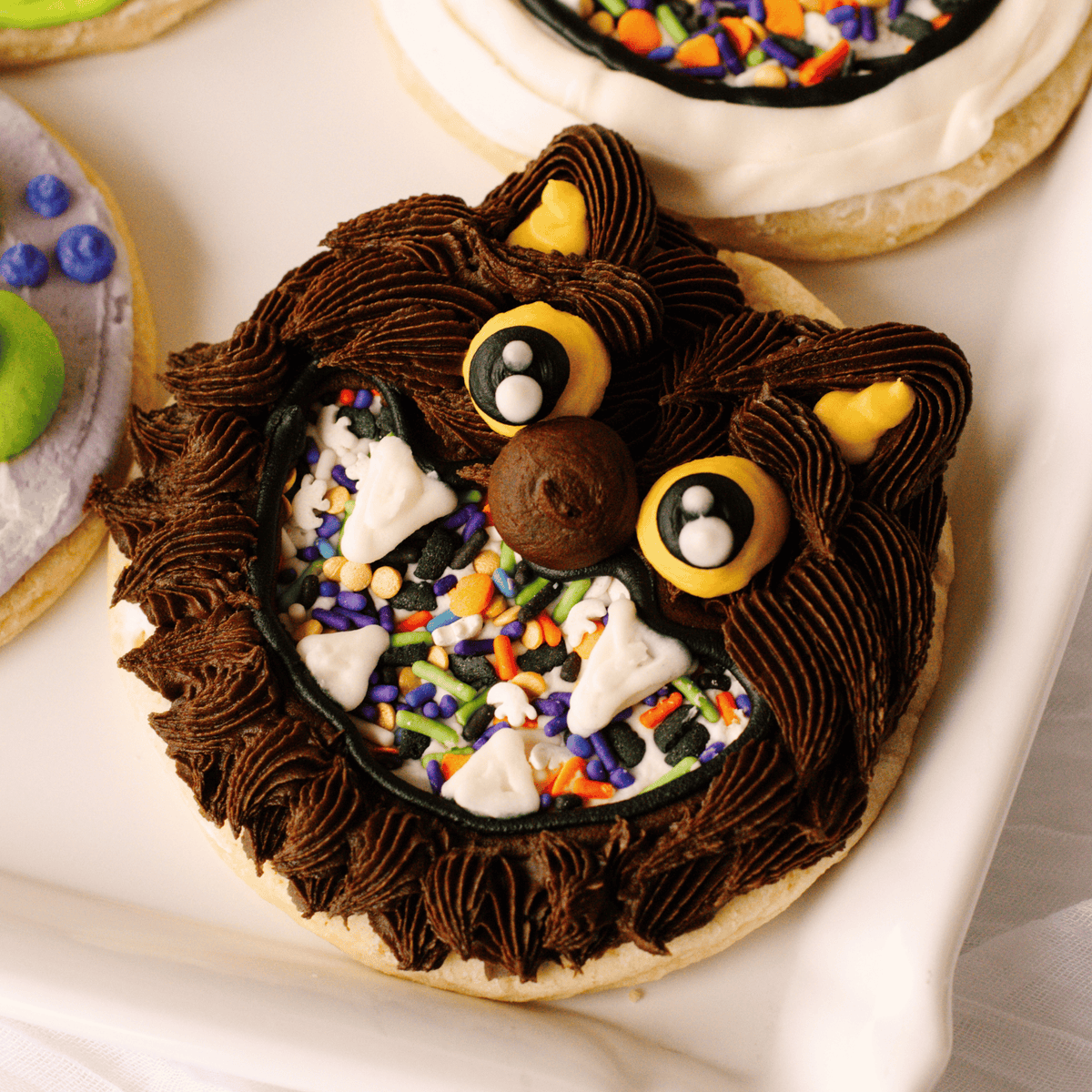 Sprinkle Monsters (4 Pack) • Sunflower House Cookies