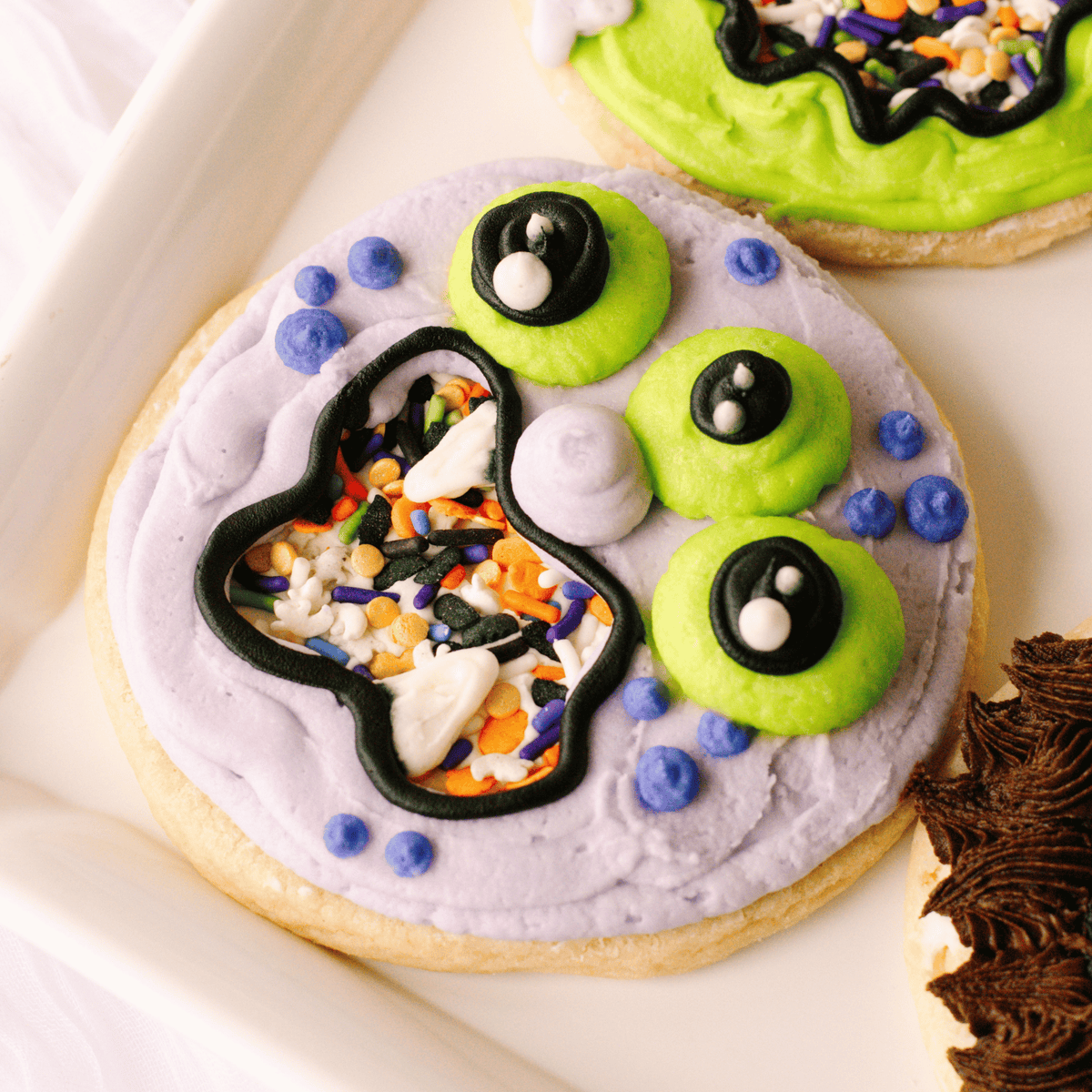 Sprinkle Monsters (4 Pack) • Sunflower House Cookies