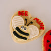 Love Bugs Heart Cookies • Sunflower House Cookies