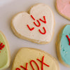 Jumbo Conversation Heart Cookies • Sunflower House Cookies