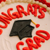 Congrats Graduate Cookie Cake • Sunflower House Cookies