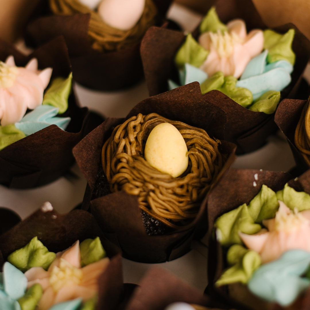 Spring Eggs Mini Cupcakes