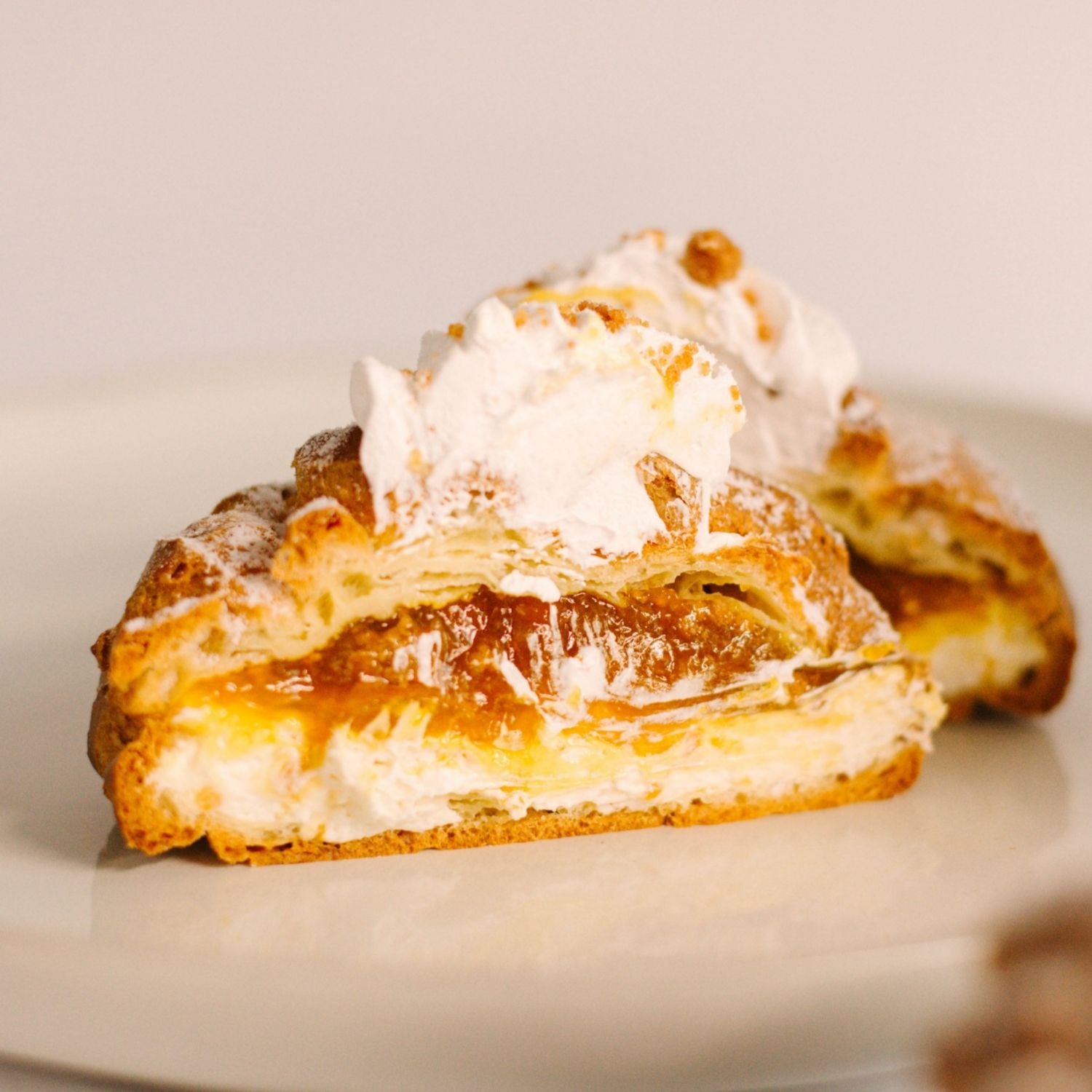 Peach Cream Puff