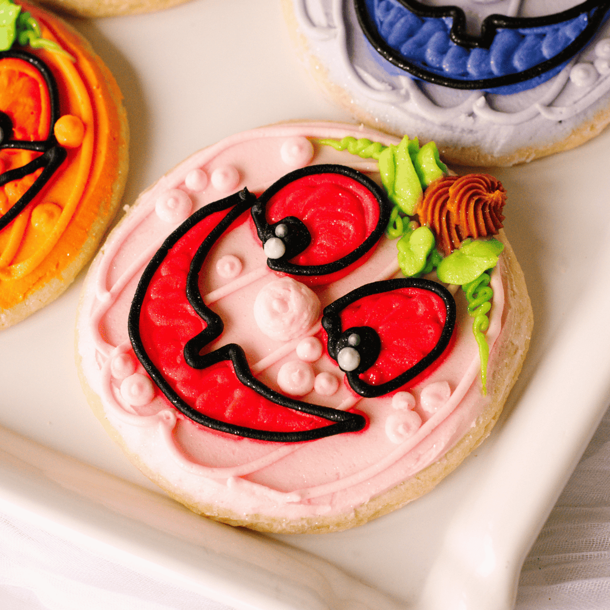 Jack-O-Lanterns (4 Pack) • Sunflower House Cookies