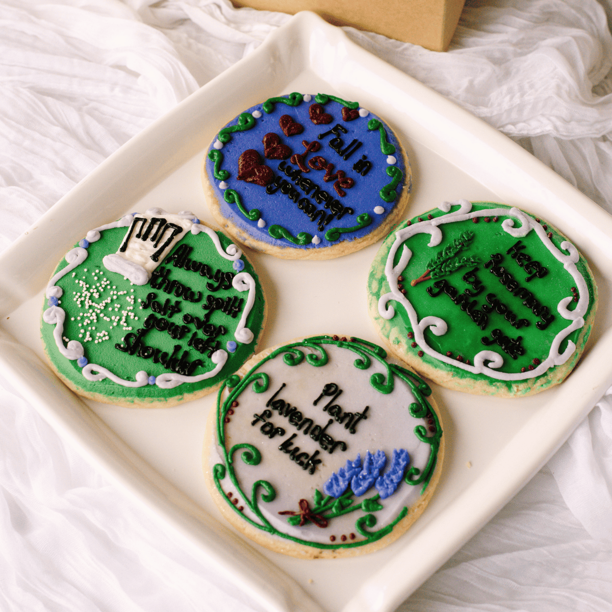 Practically Magic (4 Pack) • Sunflower House Cookies