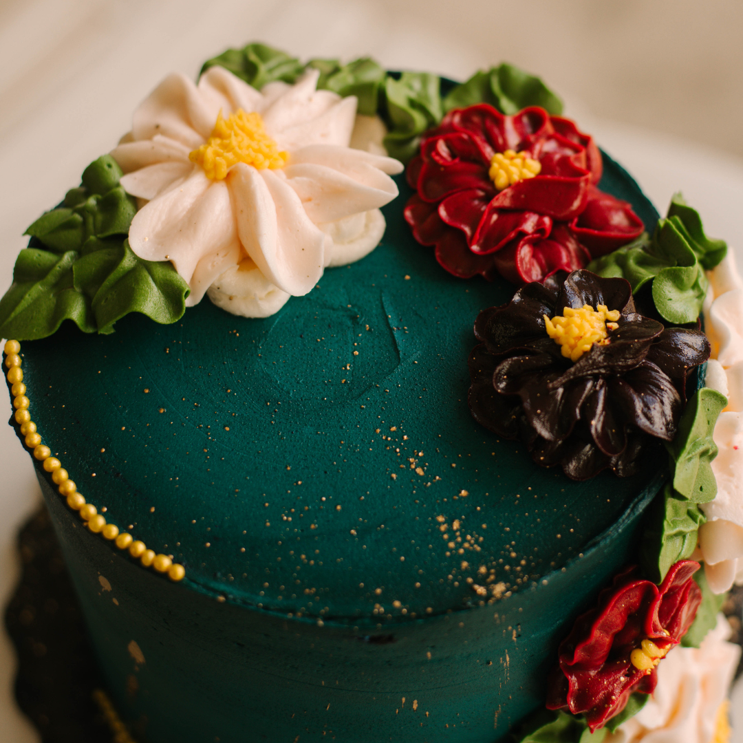Elegant Emerald • Designer Cake