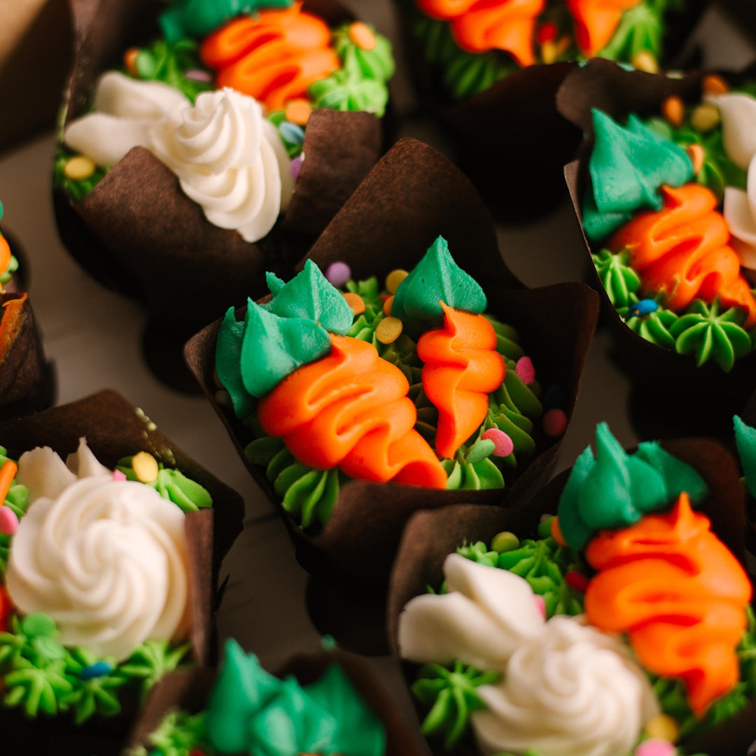 Bunnies & Carrots Mini Cupcakes