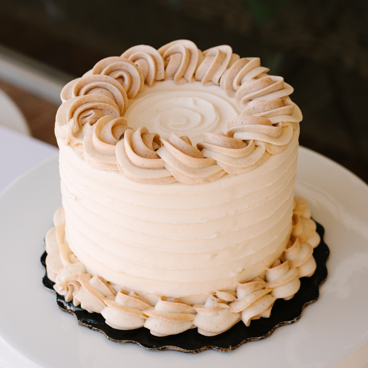 Gourmet Banana Cinnamon Roll Cake