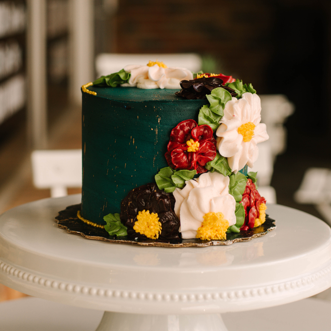 Elegant Emerald • Designer Cake