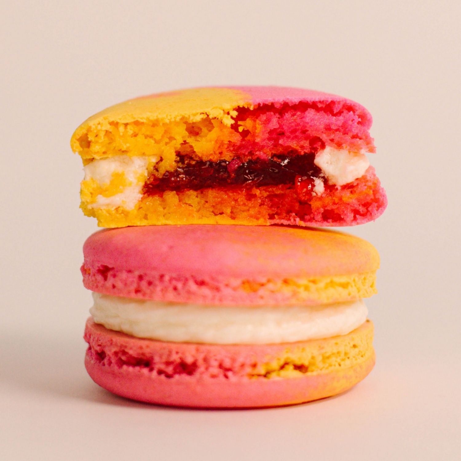 Strawberry Lemonade Macaron