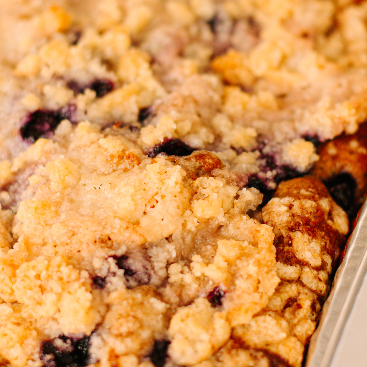 Blueberry Crumble Coffee Cake