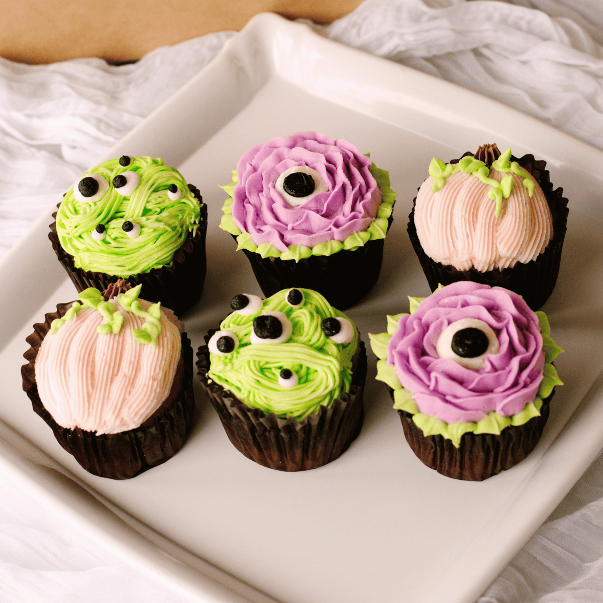 Halloween Monsters • Designer Cupcakes