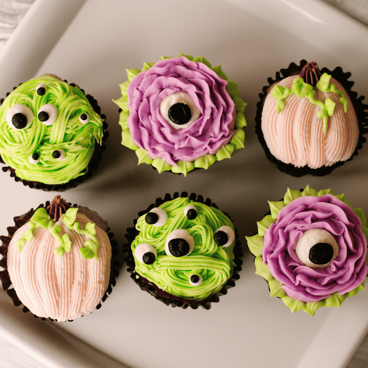 Halloween Monsters • Designer Cupcakes
