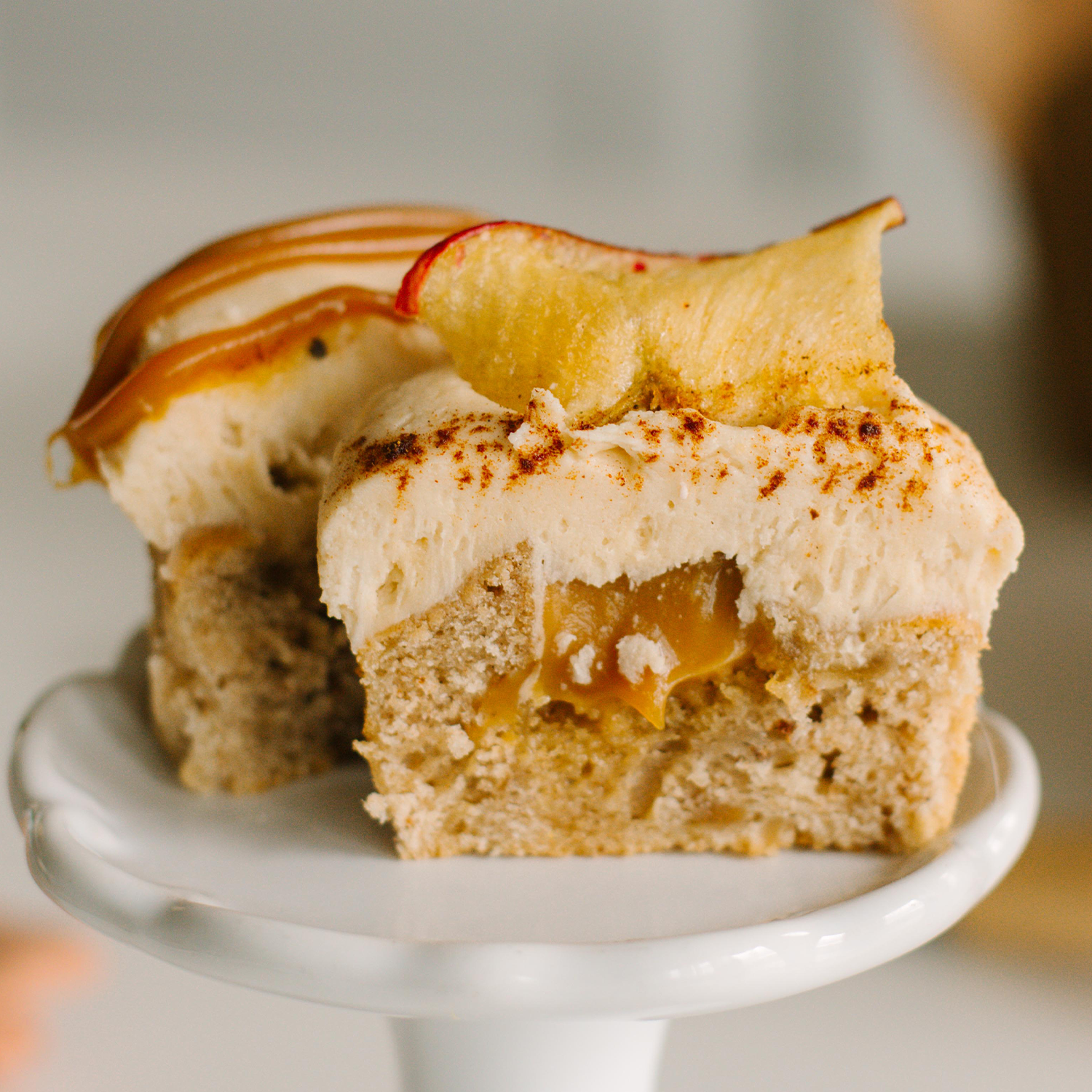 Gourmet Caramel Apple Spice Cupcake