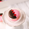 Chocolate Covered Strawberry Macaron