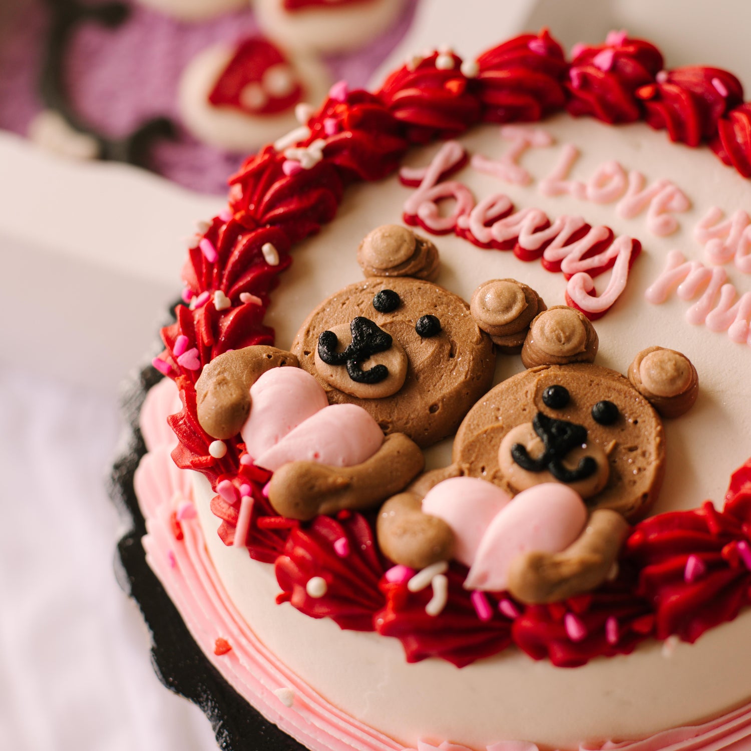 I love you BEARY MUCH • Designer Smash Cake