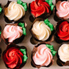 Dozen Roses Mini Cupcakes