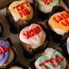 Conversation Hearts Mini Cupcakes