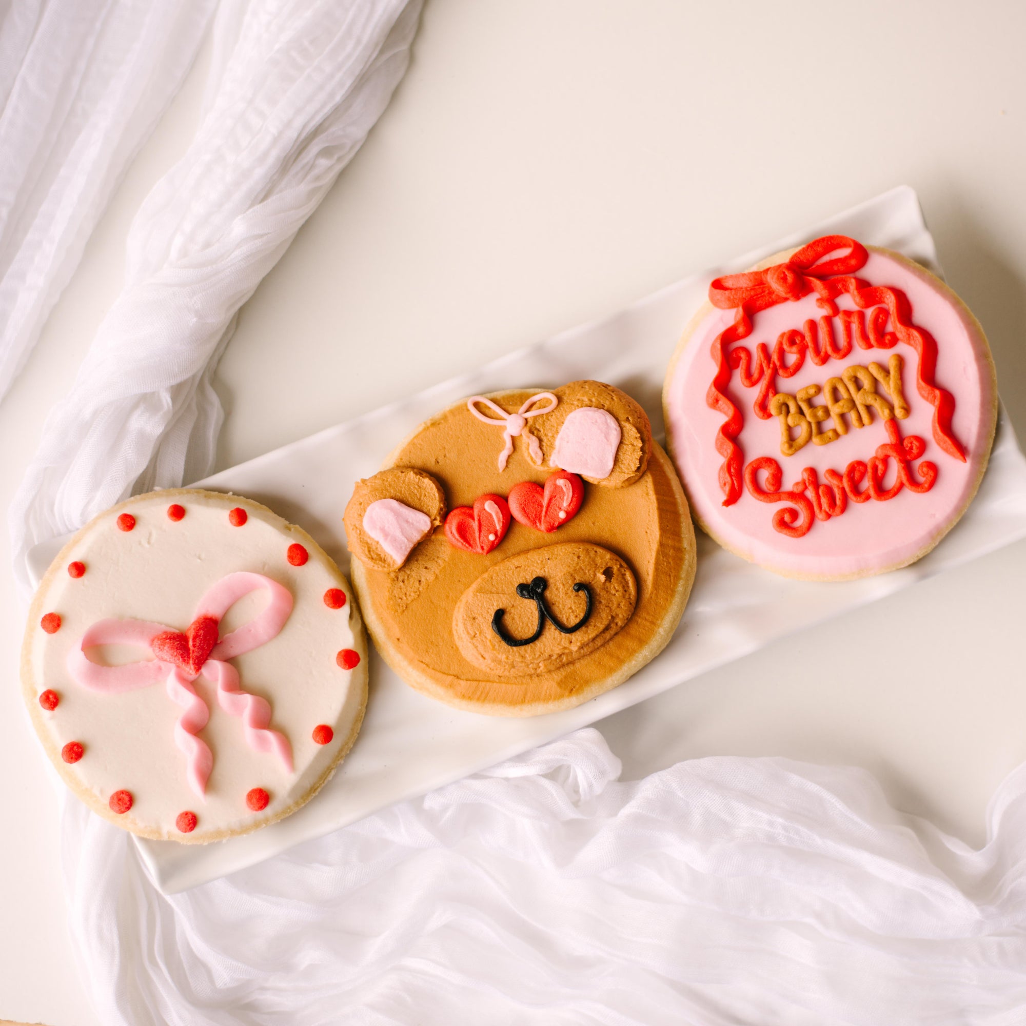 You're BEARY Sweet 4" Cookies • Sunflower House Cookies