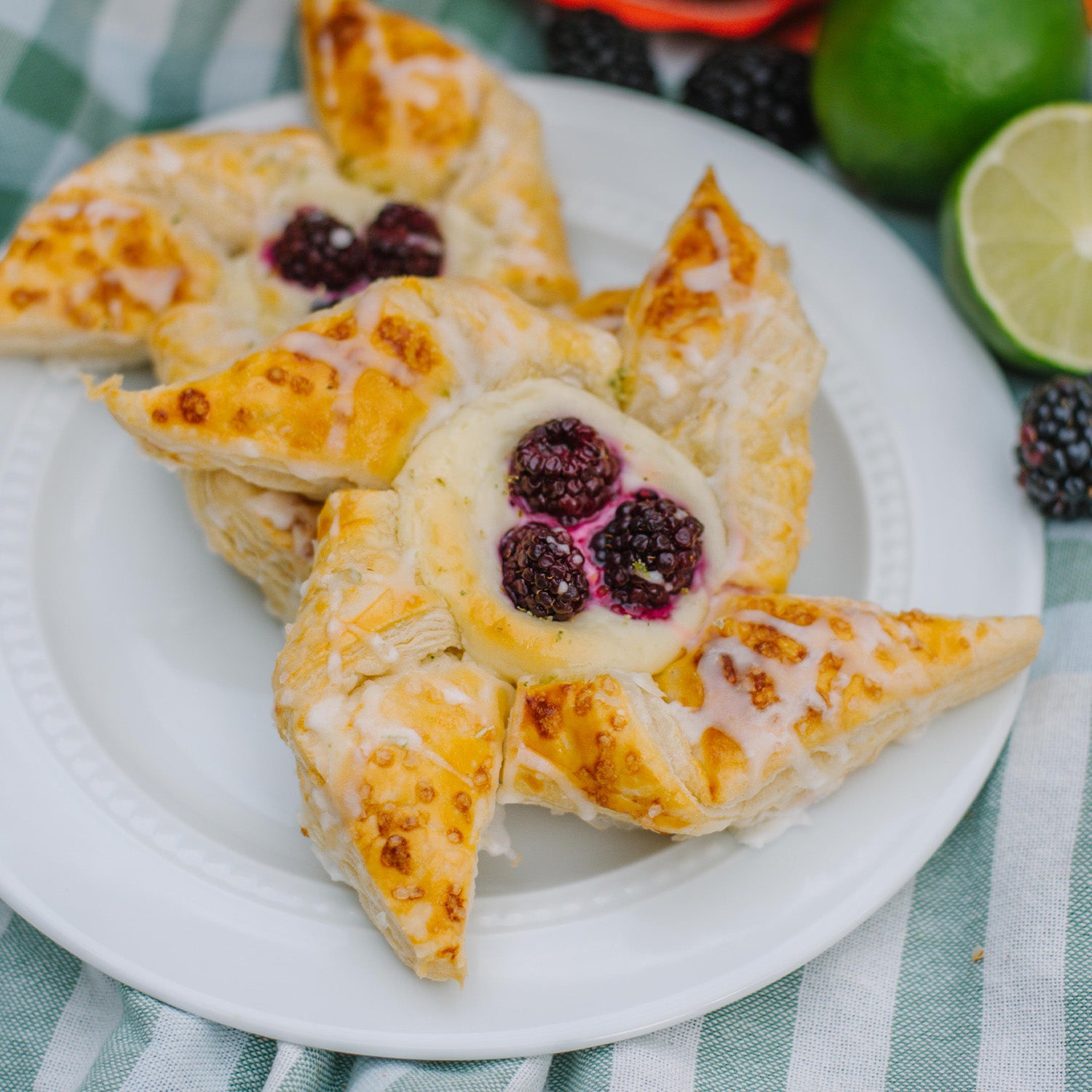 Blackberry Lime Danish