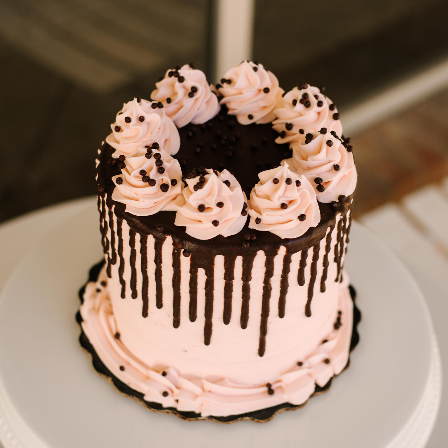 Gourmet Chocolate Strawberry Cake