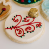 Assorted Christmas Decorated 4" Cookies (4 Pack) • Sunflower House Cookies