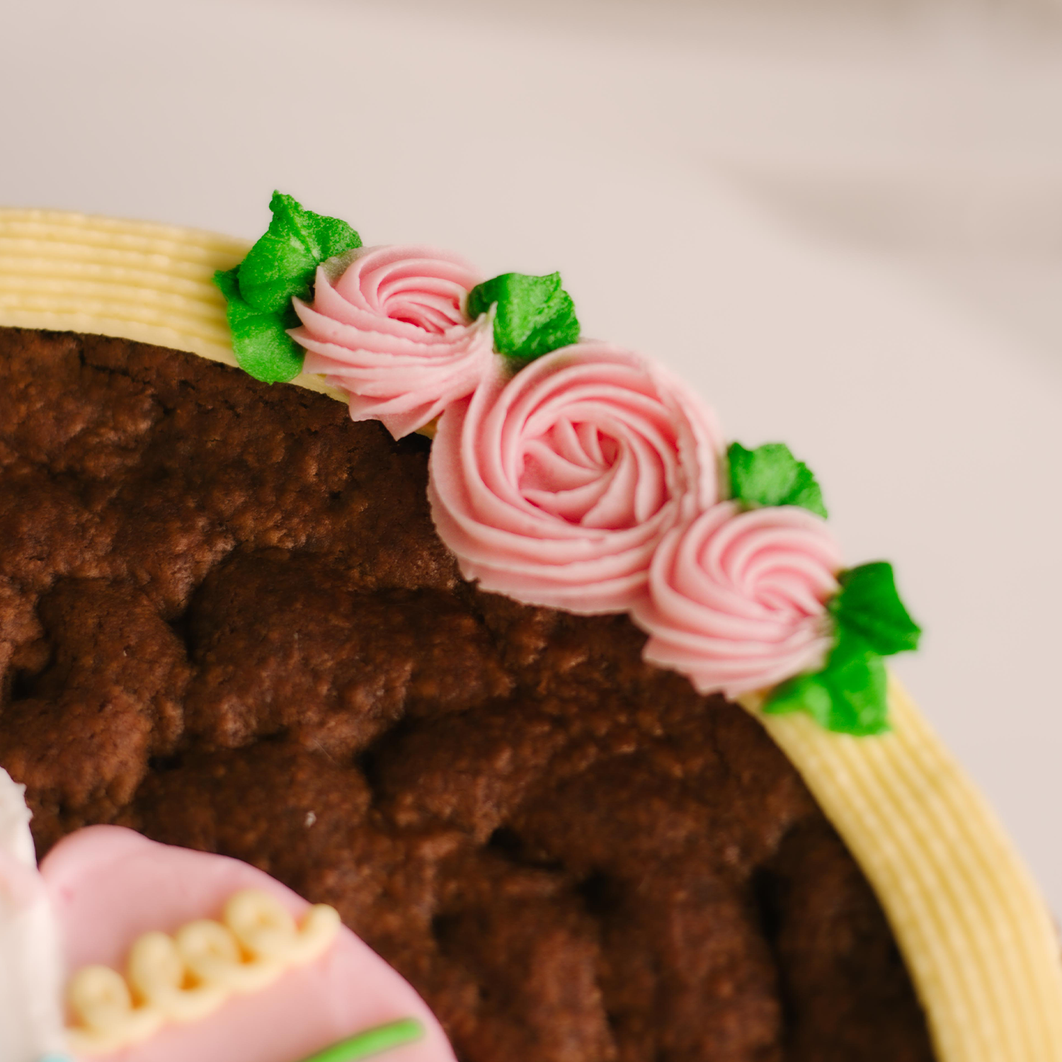 Easter Egg Basket Cookie Cake • Sunflower House Cookies