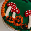 Mushroom Meadow Cookie Cake • Sunflower House Cookies