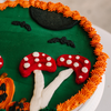 Mushroom Meadow Cookie Cake • Sunflower House Cookies
