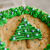 Christmas Tree Cookie Cake • Sunflower House Cookies