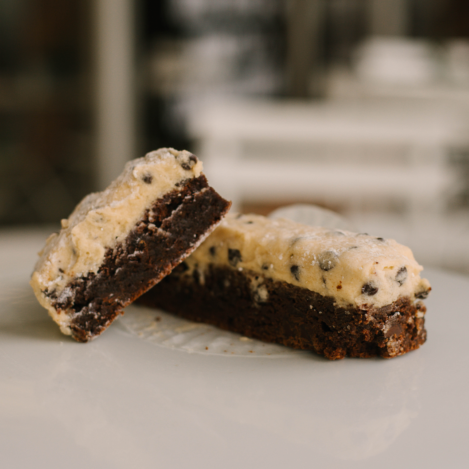 Cookie Dough Brownie Bar