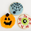 Halloween Decorated 4" Cookies • Sunflower House Cookies