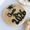Assorted New Years Decorated 4" Cookies • Sunflower House Cookies