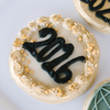 Assorted New Years Decorated 4" Cookies • Sunflower House Cookies