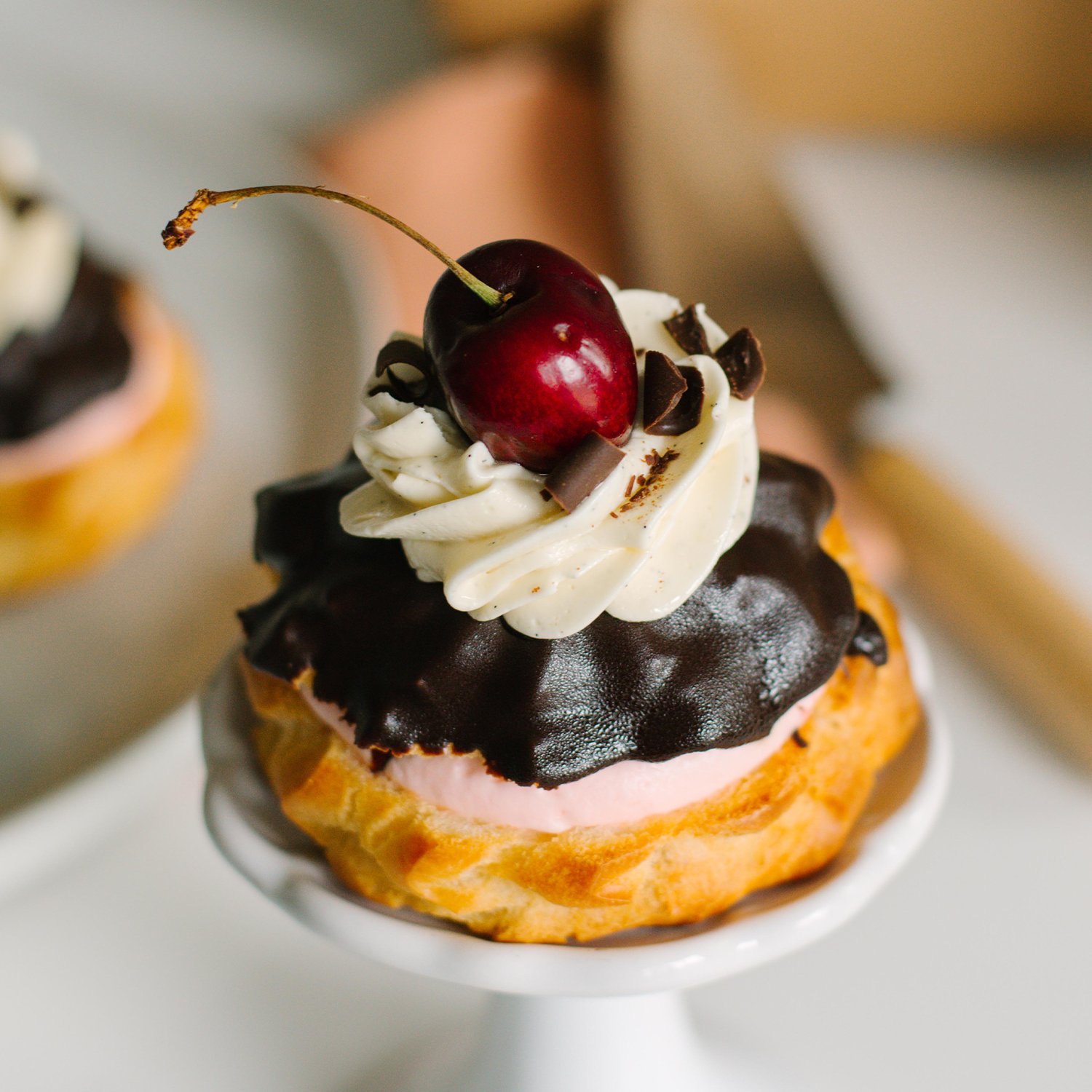 Black Forest Cream Puff