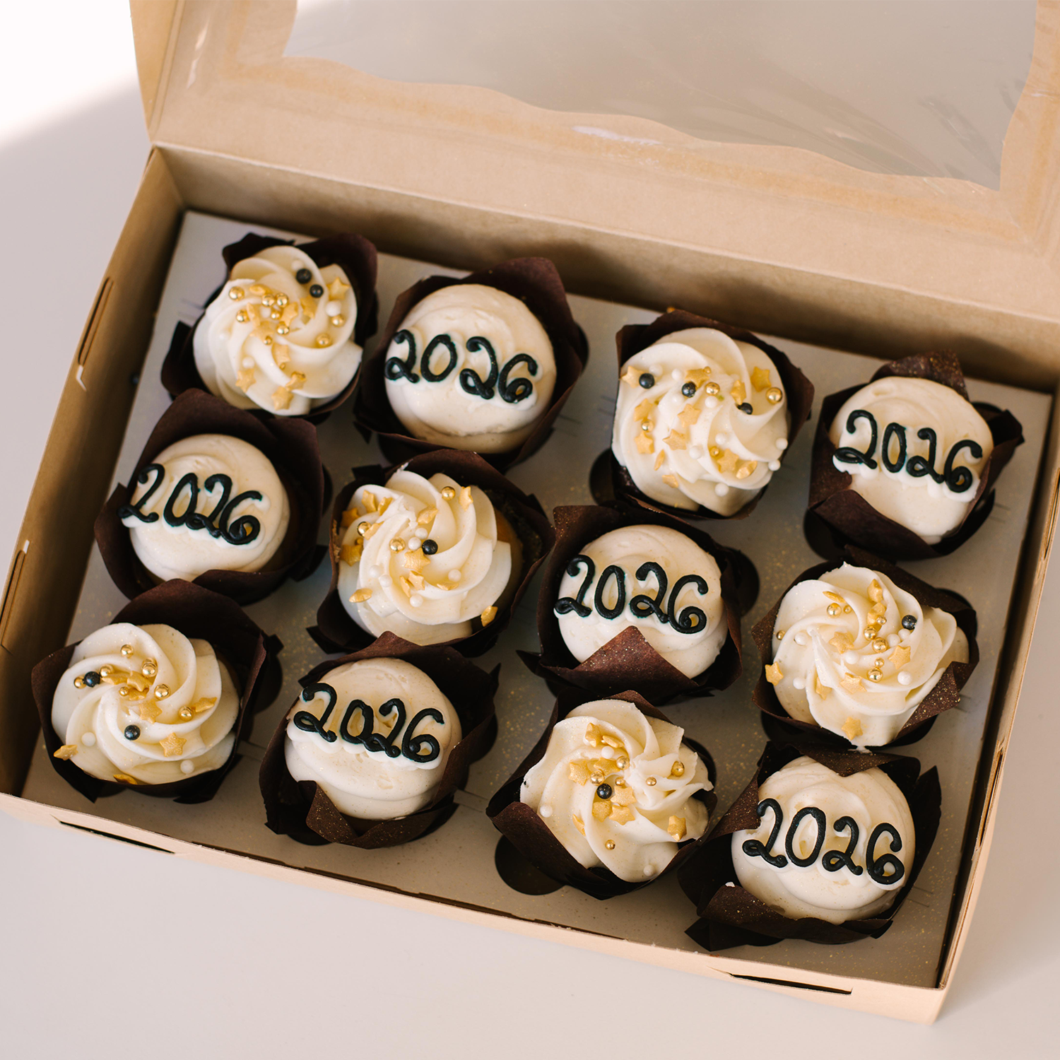 2026 New Year Mini Cupcakes