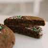 Christmas Double Chocolate Sugar Cookie • Sunflower House Cookies