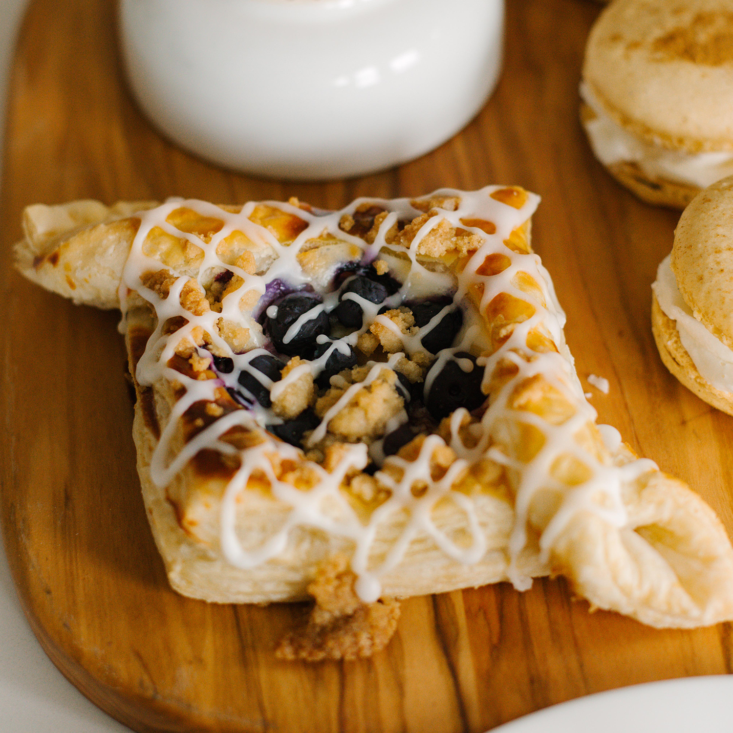 Blueberry Struesel Danish