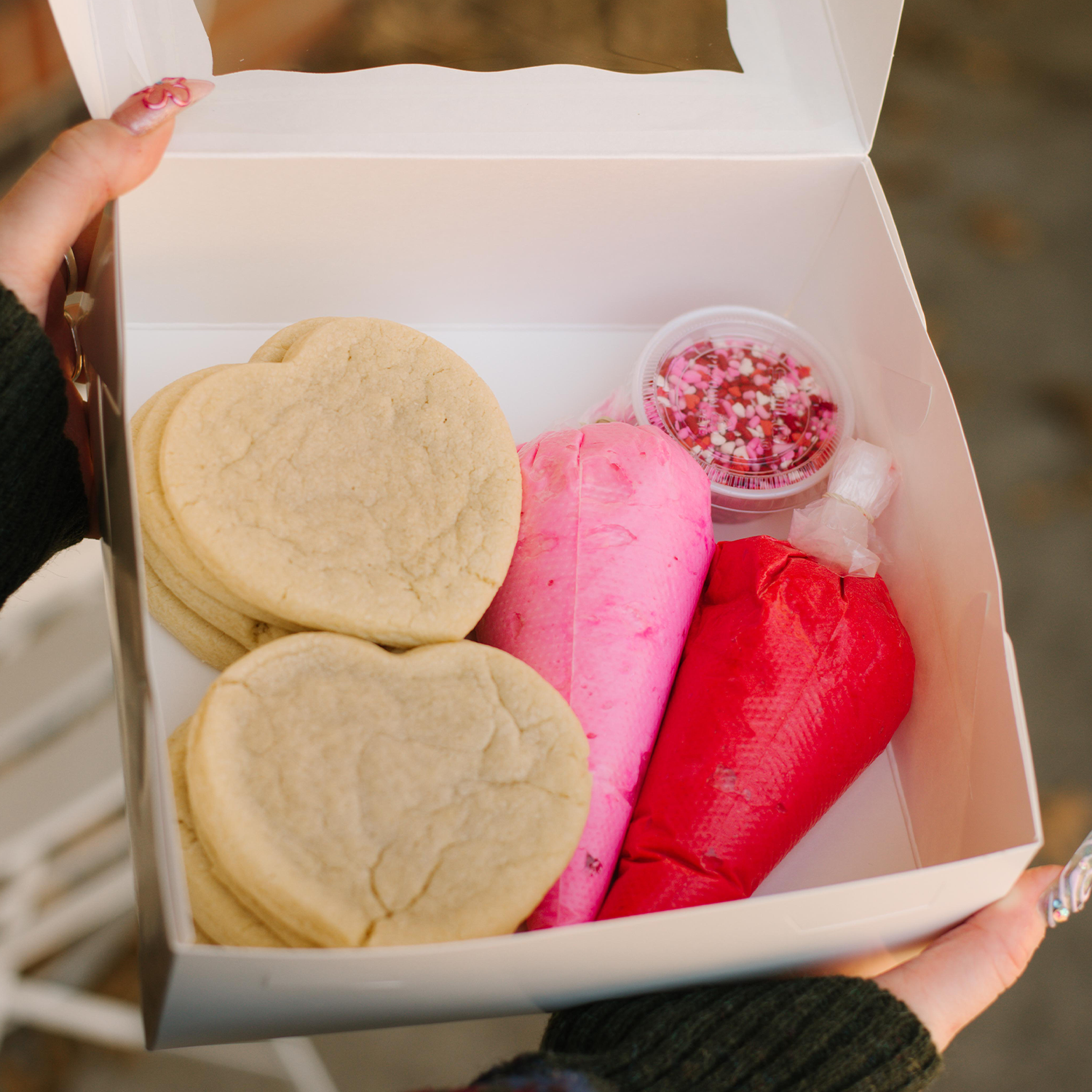 Valentine's Cookie Decorating Kit • Sunflower House Cookies