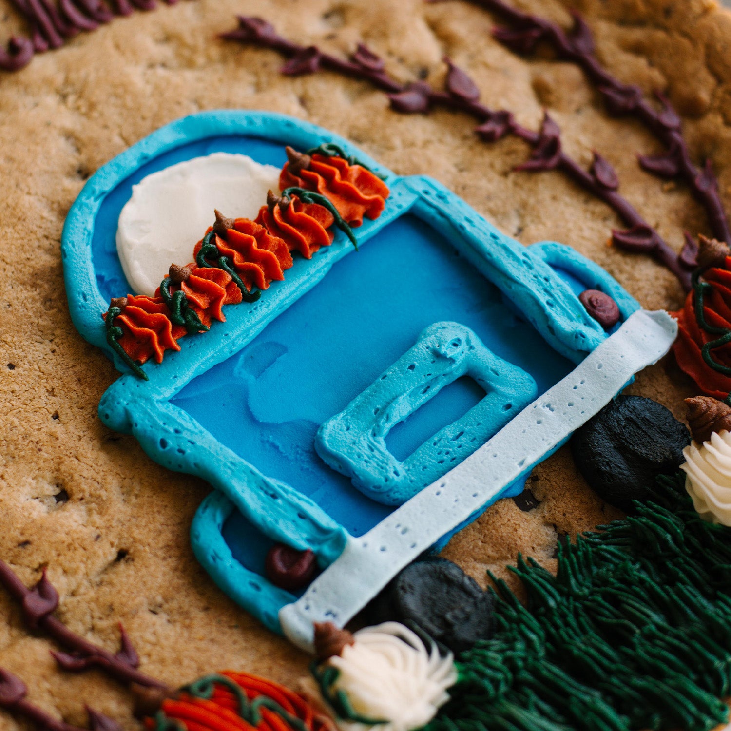 Give Thanks Cookie Cake • Sunflower House Cookies