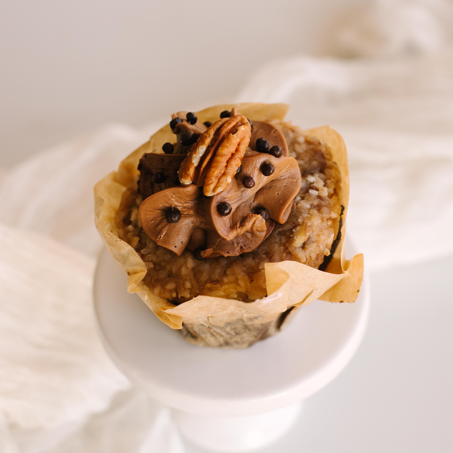 Gourmet German Chocolate Cupcake