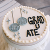 Grad-u-ATE Cookie Cake • Sunflower House Cookies