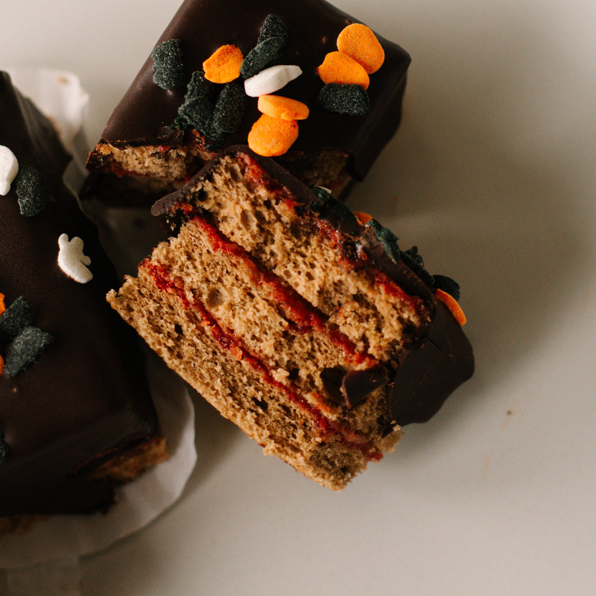 Halloween Chocolate Cherry Petit Four