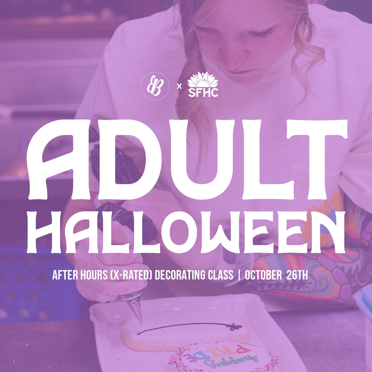 *ADULT* HALLOWEEN Cookie Decorating Class