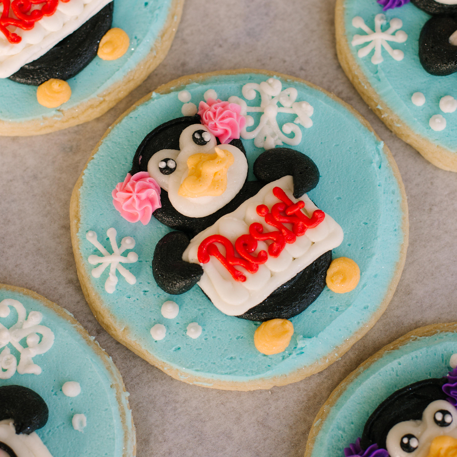 ICE OUT 4" Cookies • Sunflower House Cookies