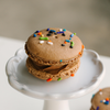 Halloween Chocolate Macaron
