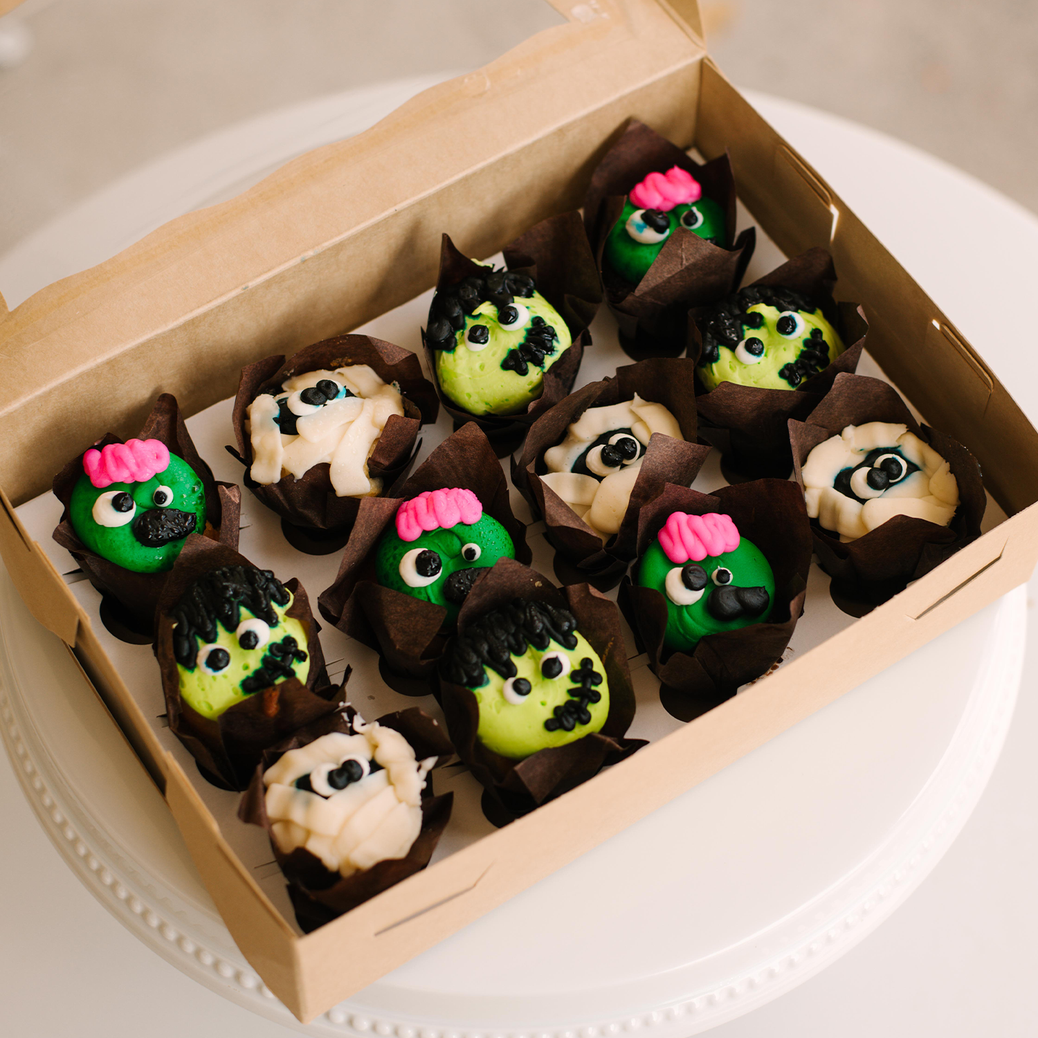 Monster Mashup Mini Cupcakes